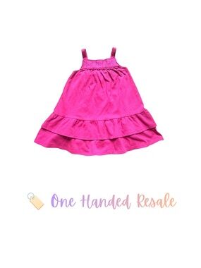 💓 Jumping Beans Kids Hot Pink Tiered Girls Sundress 4T